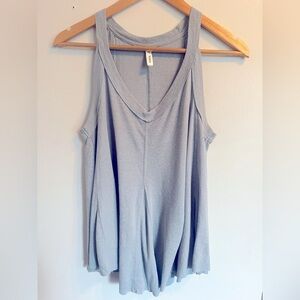 Light Blue Trapeze Tank